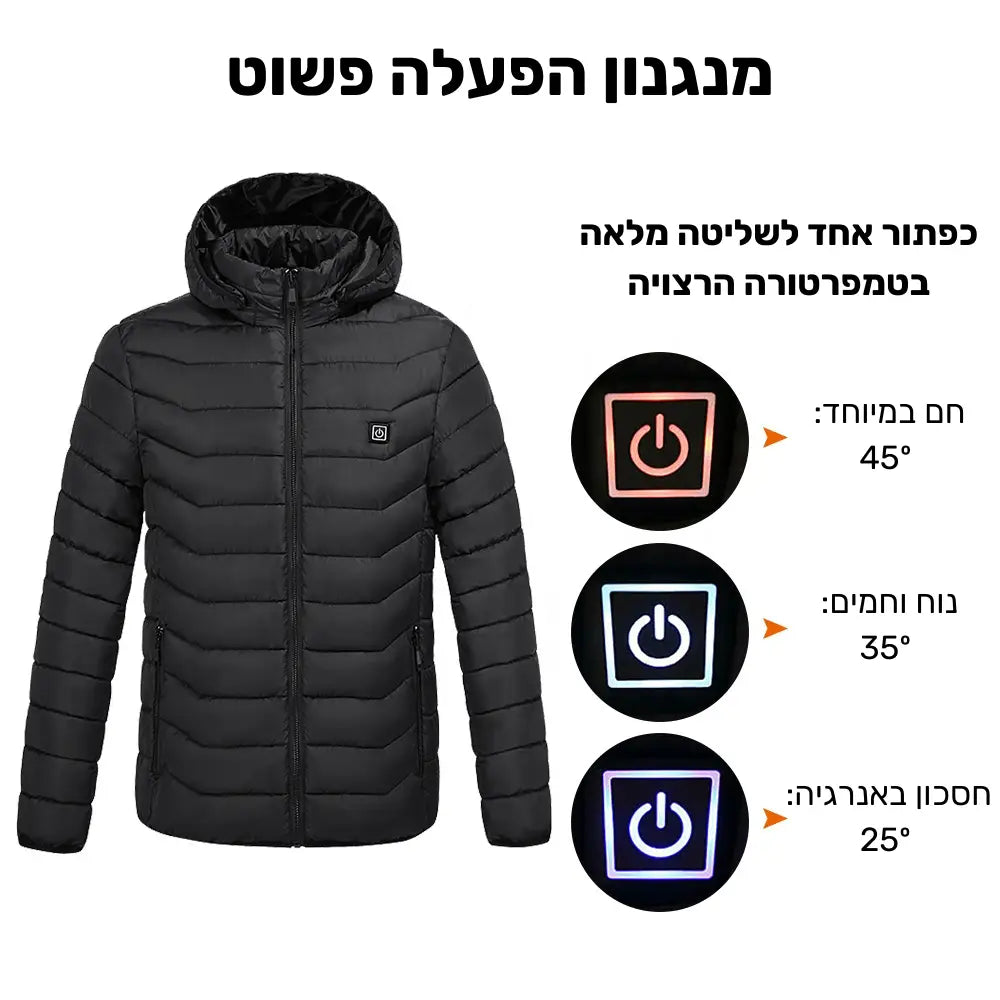 ⚡ שליטה מלאה בלחיצת כפתור