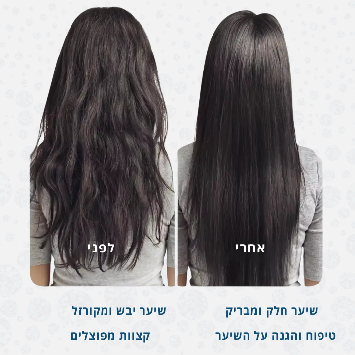 LUMIRA - מברשת מחליקה ניידת לשיער בכל מקום