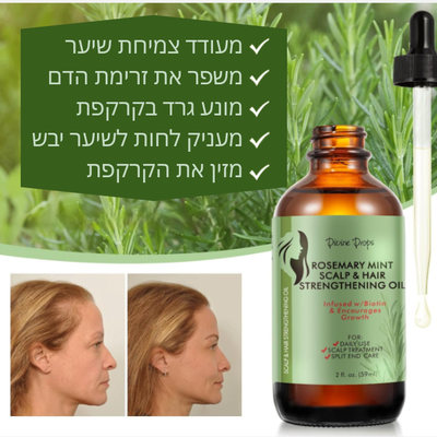 Scalpura™ - מברשת עיסוי מזותרפית חשמלית עם אמפולות לטיפול בנשירה ושיקום השיער