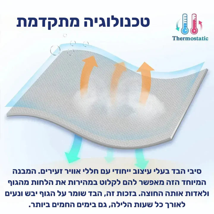 פיור קומפורט פרש נייט – שמיכה אוורירית במיוחד עם טכנולוגיית קירור מתקדמת