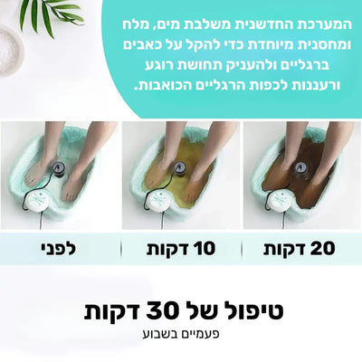 פיור קומפורט פוט דלוקס – מערכת ספא מתקדמת לרגליים