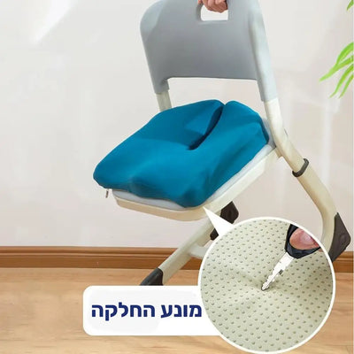 פיור קומפורט פוסטור פלקס – כרית ישיבה אורטופדית לשחרור לחץ ויציבה נכונה