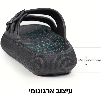 פיור קומפורט פלו סטפס - כפכפי נוחות אורטופדיים