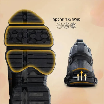פיור קומפורט טורבו גיר – נעלי בטיחות חזקה עם טכנולוגיית מגן כפול