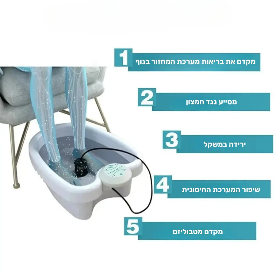 פיור קומפורט פוט דלוקס – מערכת ספא מתקדמת לרגליים