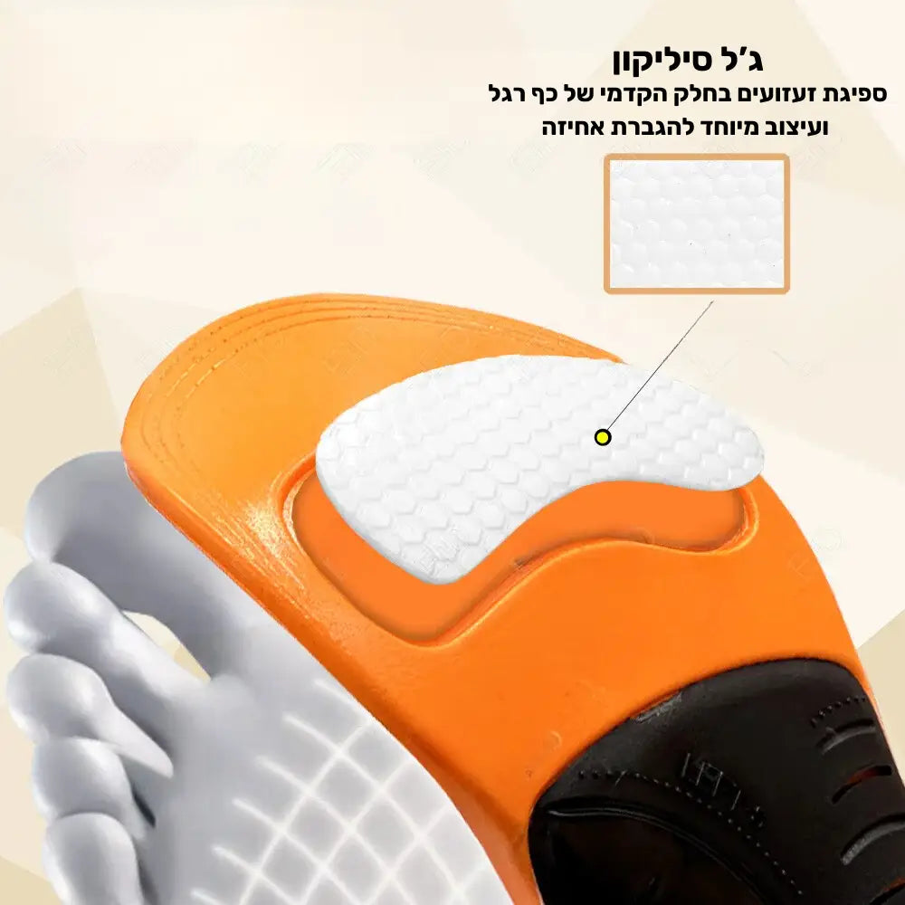 פיור קומפורט פלקסי סול – רפידות תמיכה מתקדמות לקשת כף הרגל