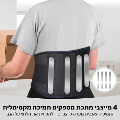 פיור קומפורט הייטראפ – חגורת תמיכה מחממת לגב התחתון